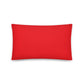 Eddie the blade red  Pillow with logo (large)