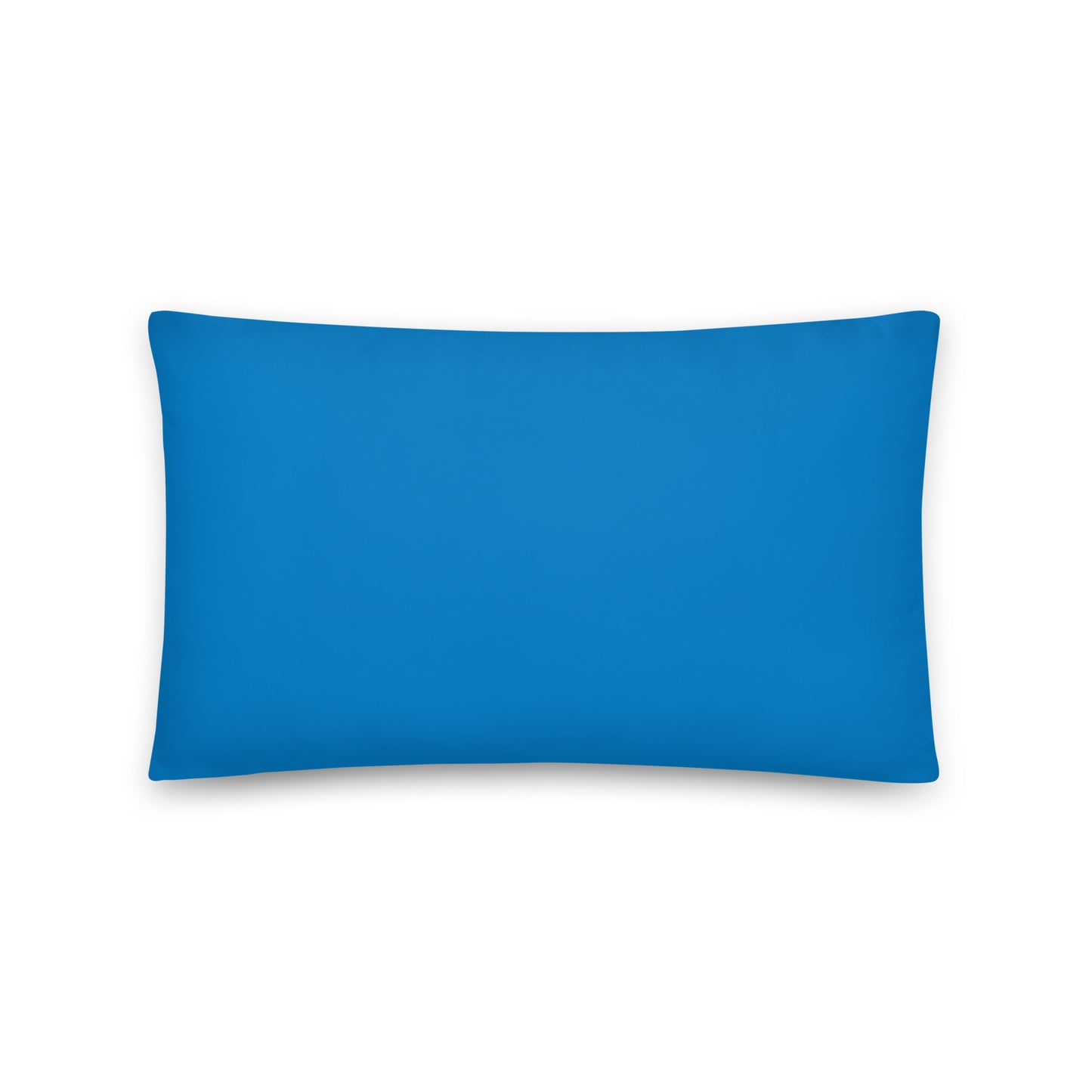 Eddie the blade blue Pillow with logo (large)