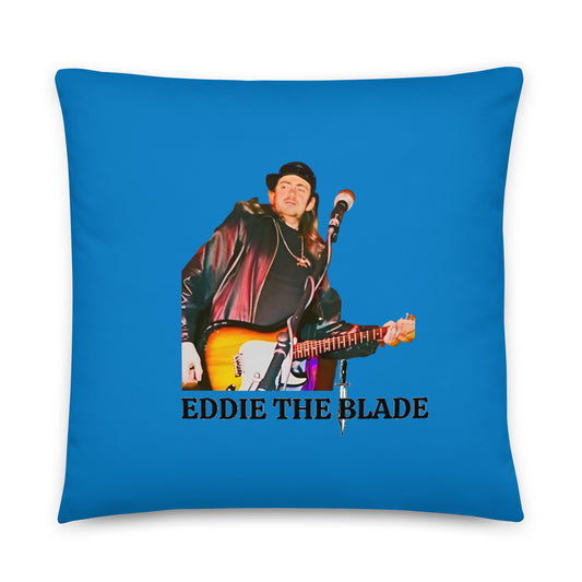 Eddie the blade medium Pillow ( blue)