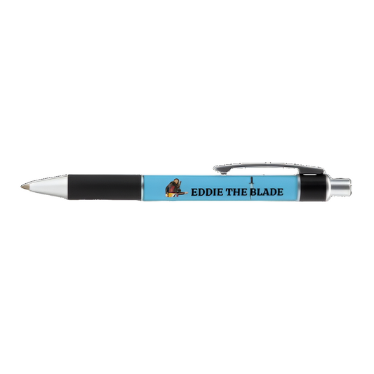 Eddie the blade ball point pen (blue)