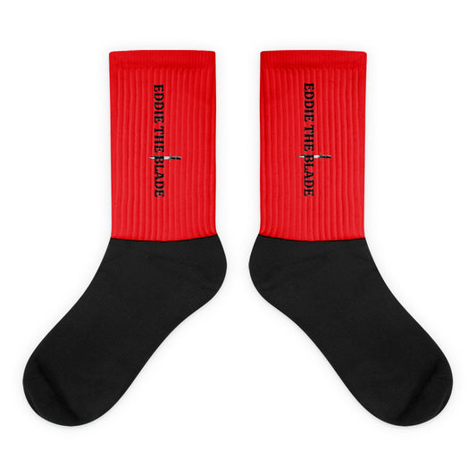 Eddie the blade Socks (red)