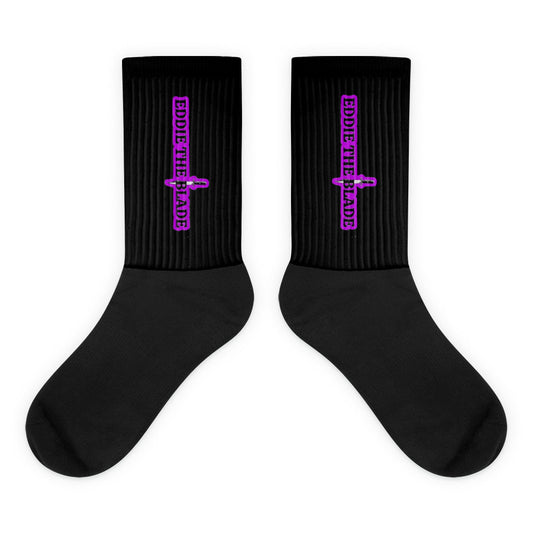 Eddie the blade socks w/purple logo