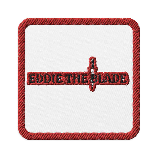 Eddie the blade square patch (red)