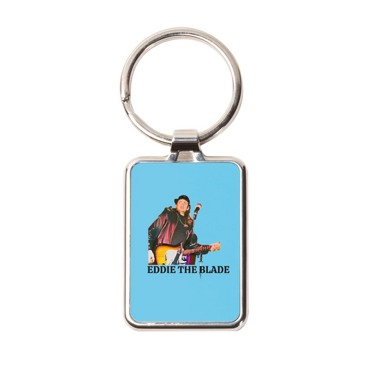 Eddie the blade blade blue keychain W/photoogo