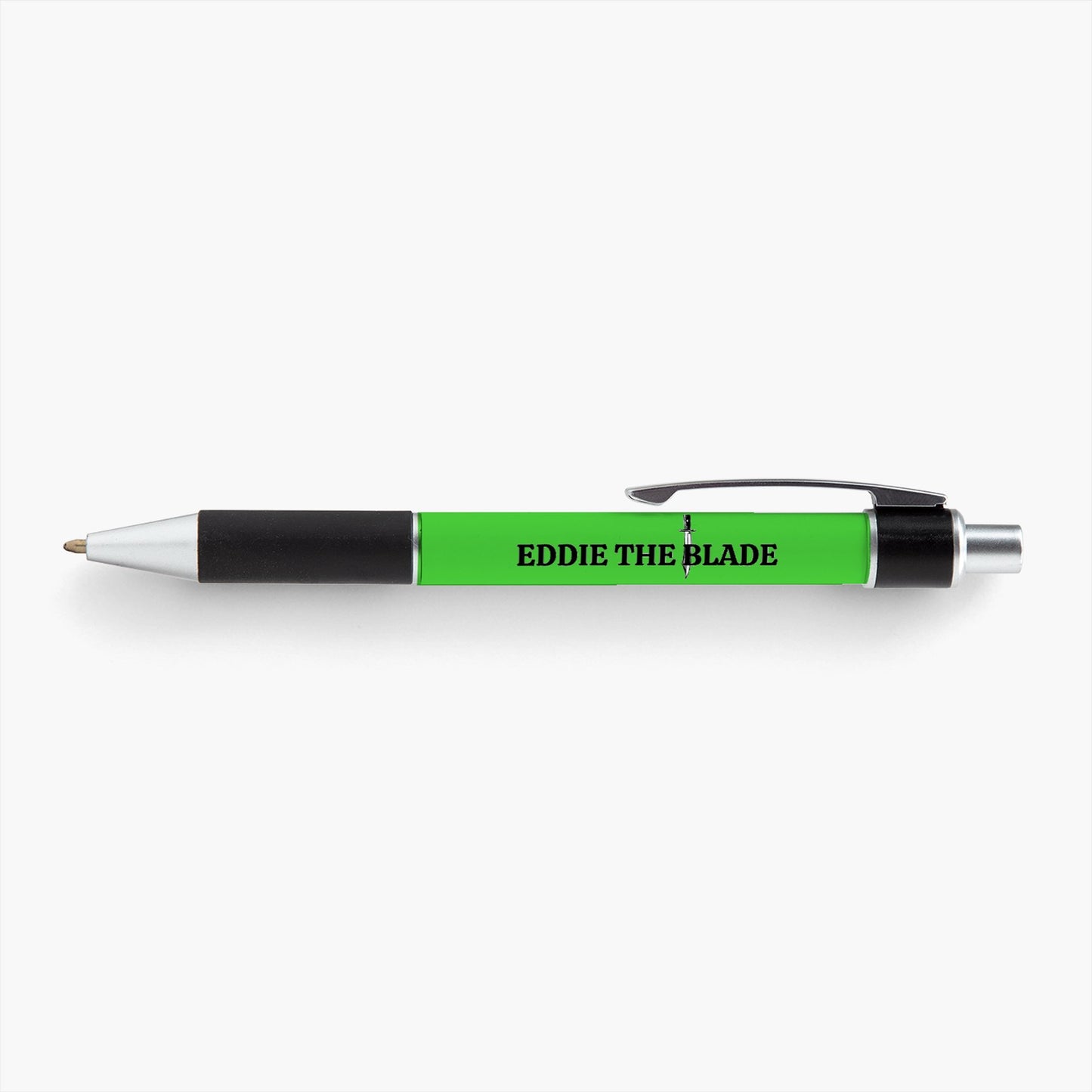 Eddie the blade green pen w/logo