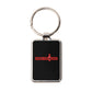 Eddie the blade black keychain W/red logo