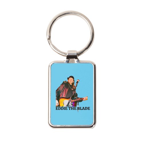 Eddie the blade blade blue keychain W/photoogo