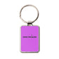 Eddie the blade purple keychain W/logo