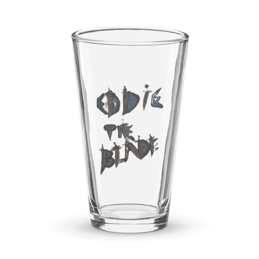 Eddie the blade daggers design drinking glass