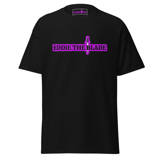 EDDIE the blade black t-shirt (purple logo)