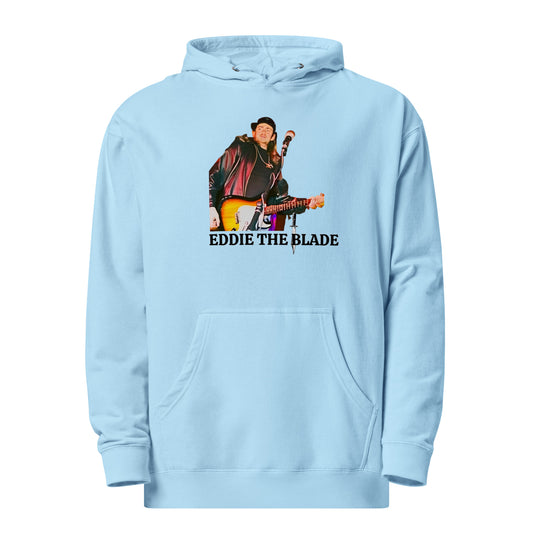 Eddie the blade light blue hoodie