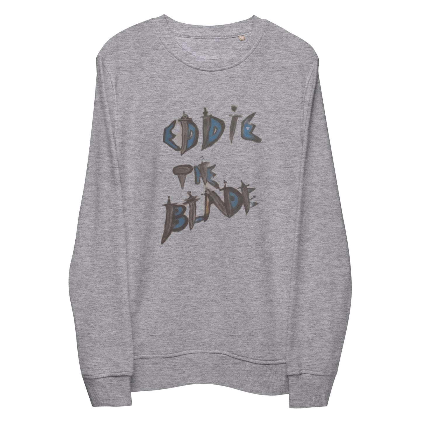 Eddie the blade dagger design sweatshirt (grey)